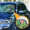 thumbnail image 3 of Cute Houses on Lawn Car Windshield Sun Shade Foldable Car Front Window Visor Heat and UV Protection 53x23.5, 3 of 8