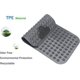 thumbnail image 2 of Gray Alfombrilla para bañera, alfombrilla para ducha, alfombrillas antideslizantes para bañera con ventosas, alfombrilla de baño para bañera, alfombrillas de baño de 28 "X 16", la, 2 of 5
