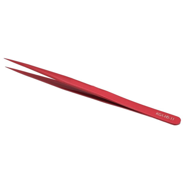 Pinzas Para Manualidades, Pinzas De Precisión, Pinzas Largas, Pinzas Puntiagudas, Pinzas Portátiles Estables De Punta Fina Para Manualidades, Soldadura, Soldadura Y Fabricación