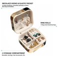 thumbnail image 2 of Bear Travel Portable Square Jewelry Box Organizer for Girls and Women with Ring Earring Necklace Bracelet Storage Display Case Holder, 2 of 6