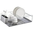 thumbnail image 2 of Home Basics Chrome Plated Steel Dish Rack with Tray, 2 of 2