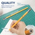 thumbnail image 4 of BAZIC Pencil #2 HB Pencils, Latex Free Eraser, Wood Free Yellow Unsharpened (12/Pack), 4-Packs, 4 of 7