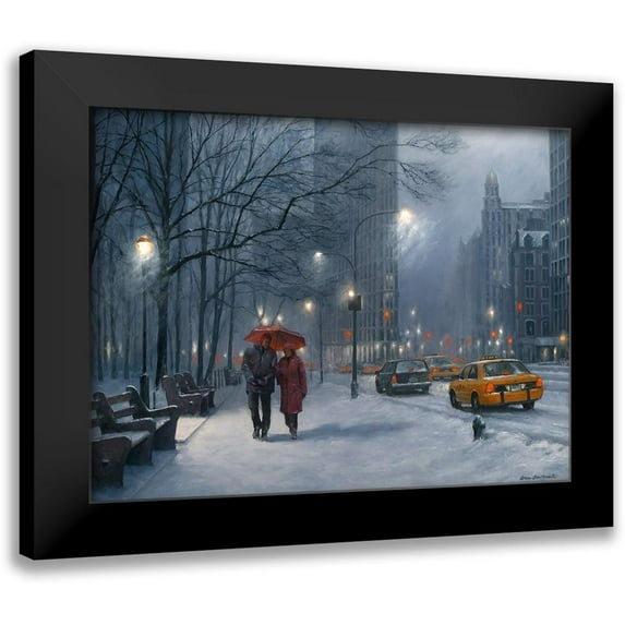 Braithwaite, Bruce 14x11 Black Modern Framed Museum Art Print Titled - Celestial Broadway