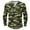 Green, variant on Mens Camouflage Henley Shirts Long Sleeve Crew Neck Button T-Shirts Big and Tall Slim Fit Sport Shirt Camo Outdoor Hiking Tees Tops Army Green M