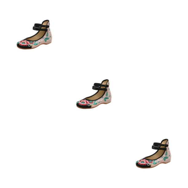 Qarigey Bailarinas para mujer Zapatos clásicos y elegantes para el diario Bailarinas para mujer asequibles y fáciles de usar Bombas negro 37 Type1 NO1