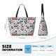 thumbnail image 4 of Fotbe London Symbols1 Bolsa de Viaje para Playa - Resistente al Agua, Bolsa Tote de Gran Capacidad y Ligera con 7 Bolsillos para Mujeres y Hombres, 4 of 7