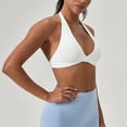 thumbnail image 4 of YongCo Halterneck Sports Bra For Yoga Running Vacation Swimsuits Removable Pads, 4 of 11
