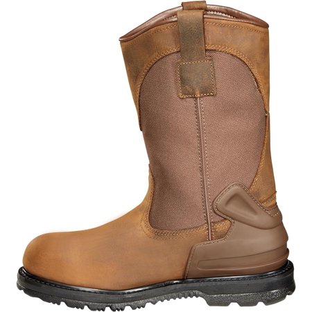 

11 Wellington Waterproof Soft Toe Pull-On Leather Work Boot CMP1100