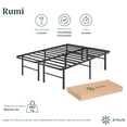 thumbnail image 4 of Combo Cama Completa King Size Zinus Colchón Bonnel 15 cm + Base de Cama Rumi, 4 of 8