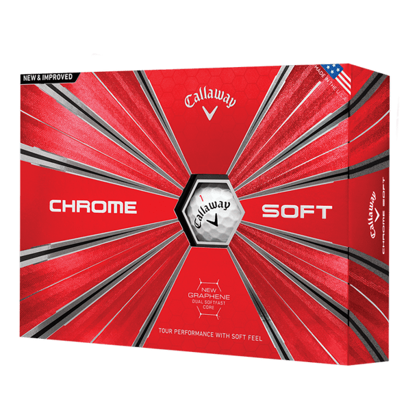 Callaway Chrome Soft Golf Balls, 12 Pack, White