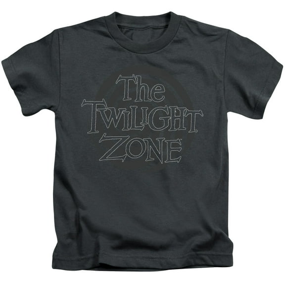 Twilight Zone Spiral Logo Youth 18/1 T-Shirt Charcoal