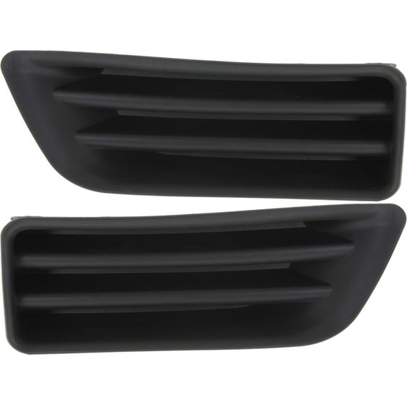 Garage-Pro Fog Light Cover SET Compatible with 2006-2007 Honda Accord Black Front, Driver and Passenger Side