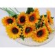 thumbnail image 3 of Lote de 10 flores artificiales, únicas, reales, caseras, arreglos florales, ramo de novia, centros de mesa, decoración del hogar, jardín, vacaciones Ormromra YQ-1567, 3 of 7