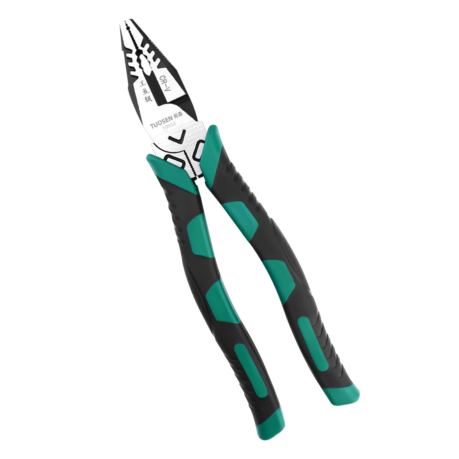 Nishiyuenyi Pliers with Wire Cutter Wire Crimper Hand Tools Heavy Duty for Network Engineers 9in