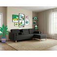 thumbnail image 1 of Sala Modular Reversible Makora Tyson Con Memory Foam, Color Gris Oxford, Lino Respaldo Reclinable De 3 posiciones., 1 of 10