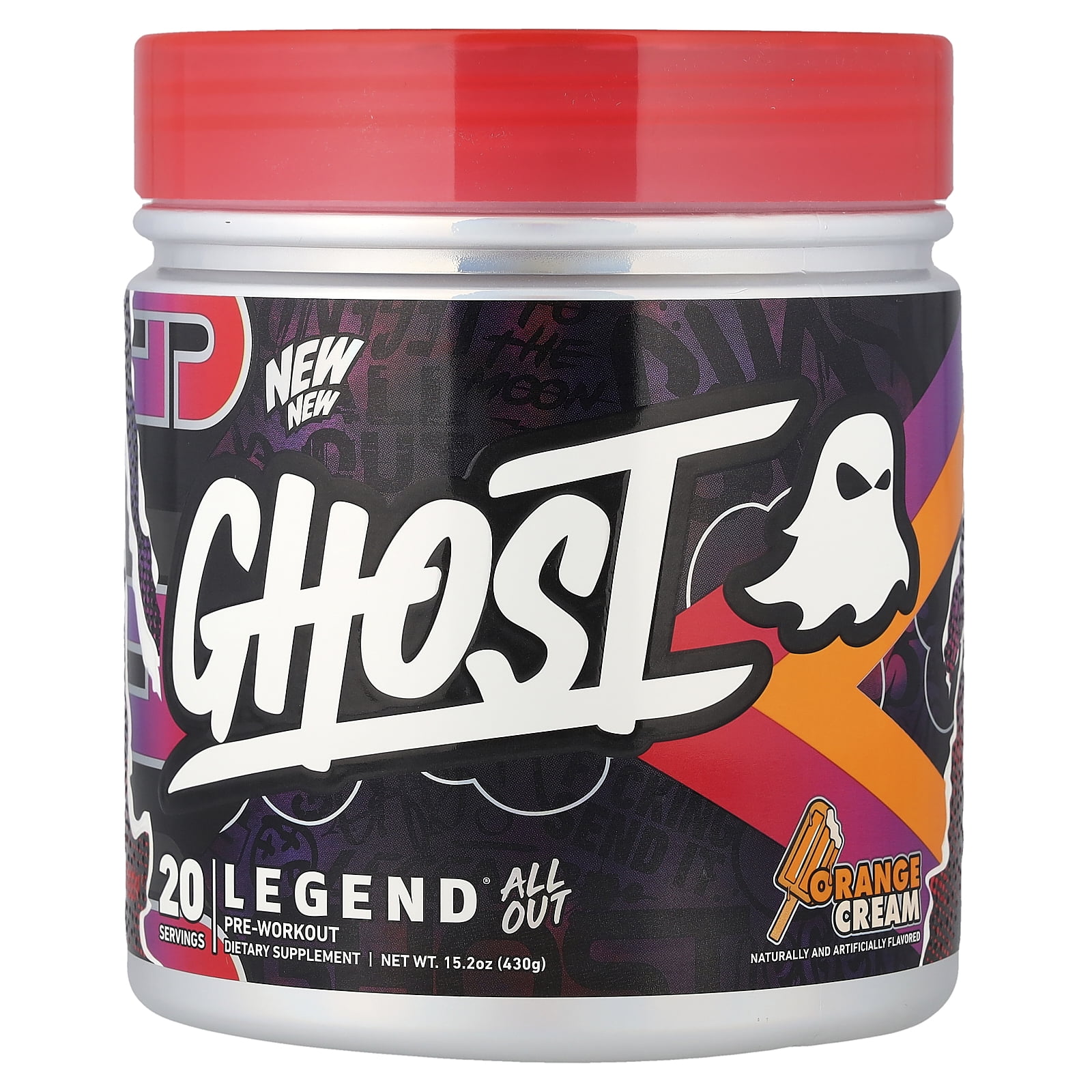 Ghost Legend Blue Raspberry Pre-Workout 22.8 oz - Walmart.com