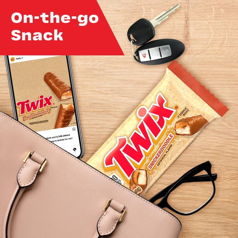 TWIX, Snickerdoodle Cookie Chocolate Candy Bar, 1.4 Oz - Walmart.com