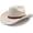 Beige, variant on Cowboy Hat for Women Men Wide Brim Cowboy Cowgirl Hats Western Suede Cattleman Cowboy Hats