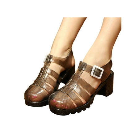 

SIMANLAN Womens Retro Jelly Shoes / Sandals / Beach Shoes Summer Rain Boots