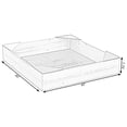 thumbnail image 6 of Outdoor Wooden Sand Box with Floor Cover and Waterproof Protection Cover, Square Sandpit for Kids, 6 of 6