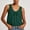 Green, variant on Women Summer Boho Lace Tie Front Tank Beach Vacation Top Button Down Sleeveless Cardigan Crop Y2k Tops Clothes