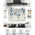thumbnail image 5 of Pastoral Floral Plant Stove Top Covers for Electric Stove, 28'x20'' Sage Blue Eucalyptus Leaves Beige Glass Ceramic Stove Cover Foldable Rubber Mat Heat Resistant Cooktop Protector for Kitchen, 5 of 8
