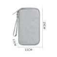 thumbnail image 3 of Durable Polyester Power Bank Pouch Storage Bag Mini Protable Travel Protective Carrying Case Pack for Earphone Cellphones Data Cable Hard Disc Device Accessories, 3 of 12