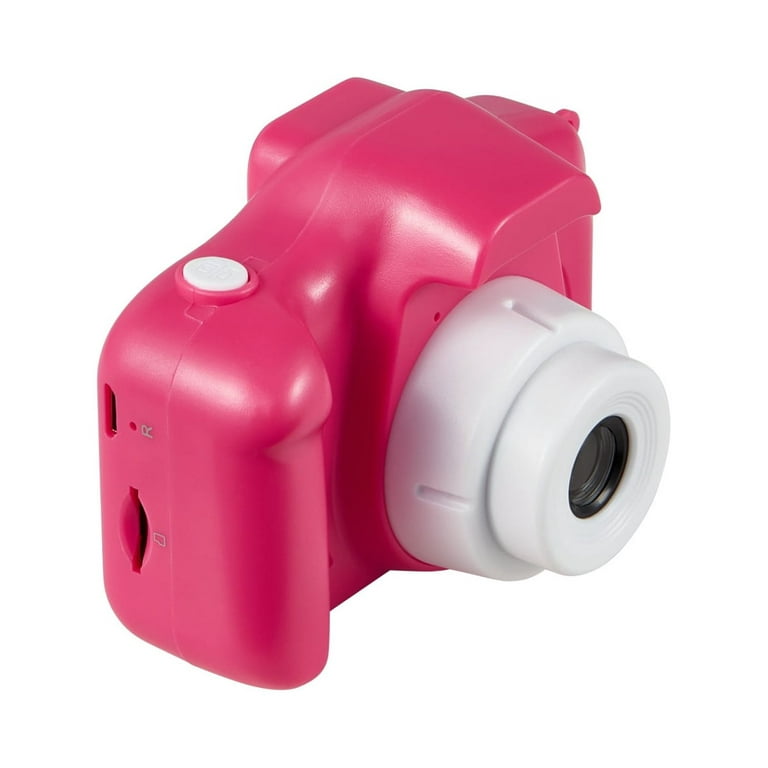Vivitar Kidzcam Digital Camera for Kids with Rechargeable Battery and 2  Preview Screen, Pink 