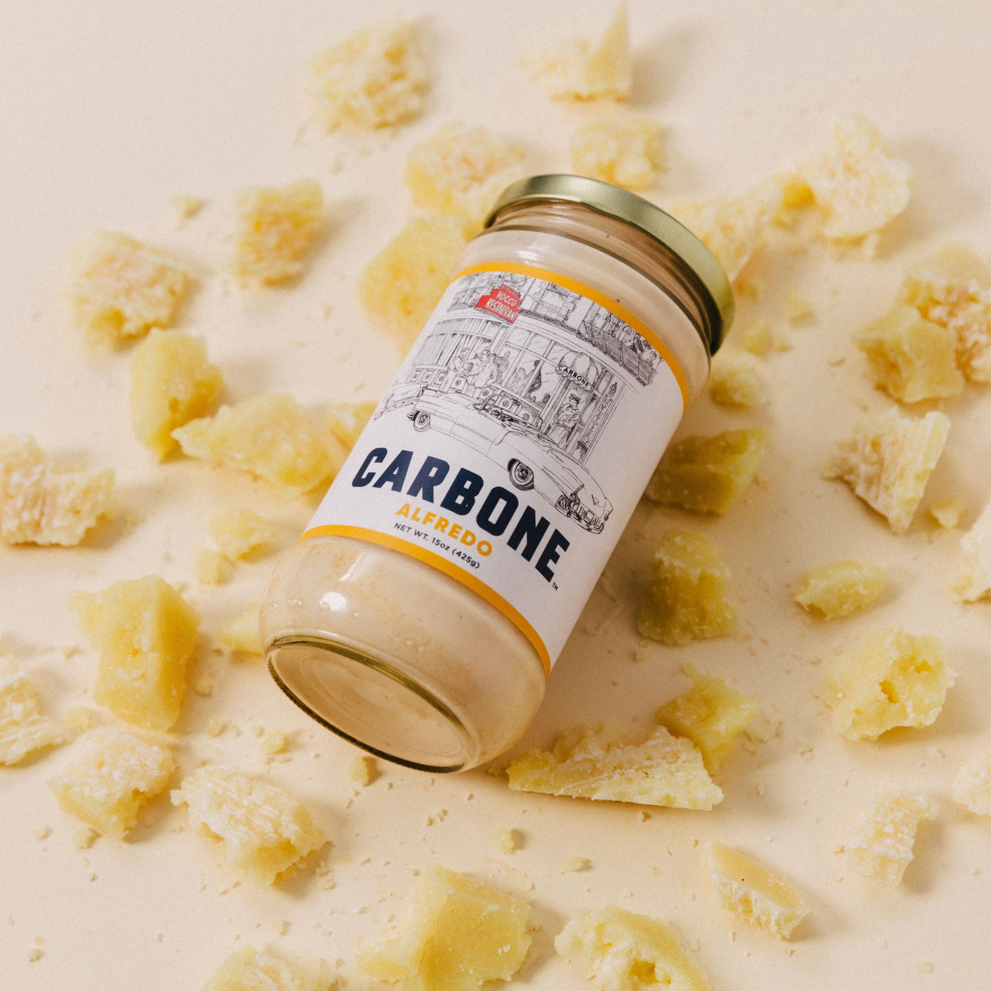 (6 pack) Carbone Fine Foods Alfredo Sauce, 15 oz