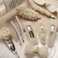 thumbnail image 3 of Perlas Broche para el cabello Broches Accesorios de joyería Pin para el cabello Bang Clips 1 Sunnimix Pin de pinza para el cabello para mujeres, 3 of 8