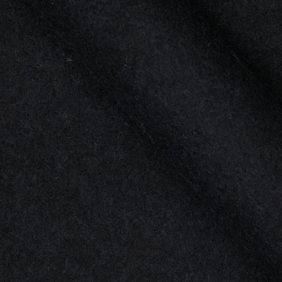 Solid Fleece Sewing & Craft Fabric 1 Yard by the Yard, Black