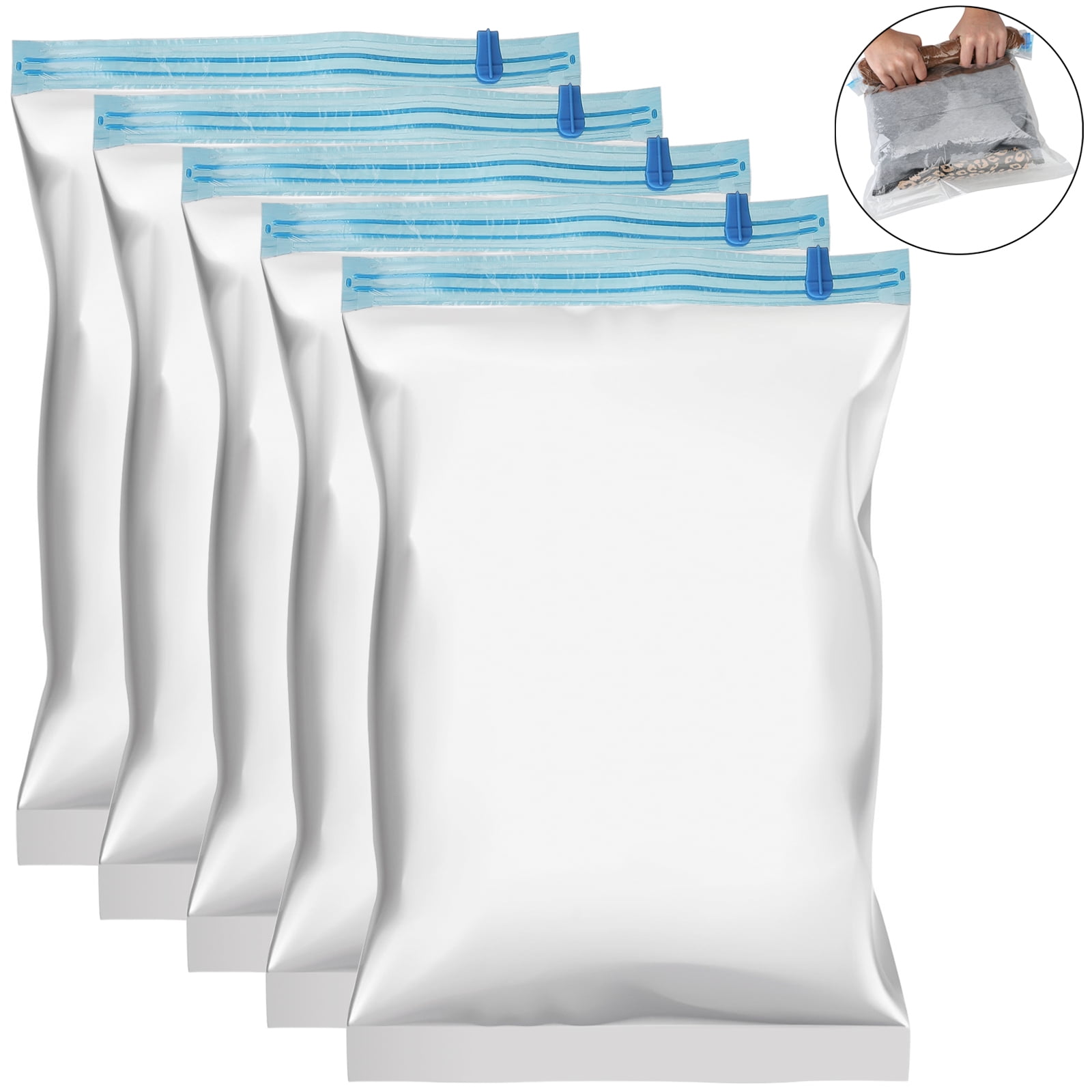 Travel Space Saver Bags 5Pack Vacuum Storage Bags for Travel by