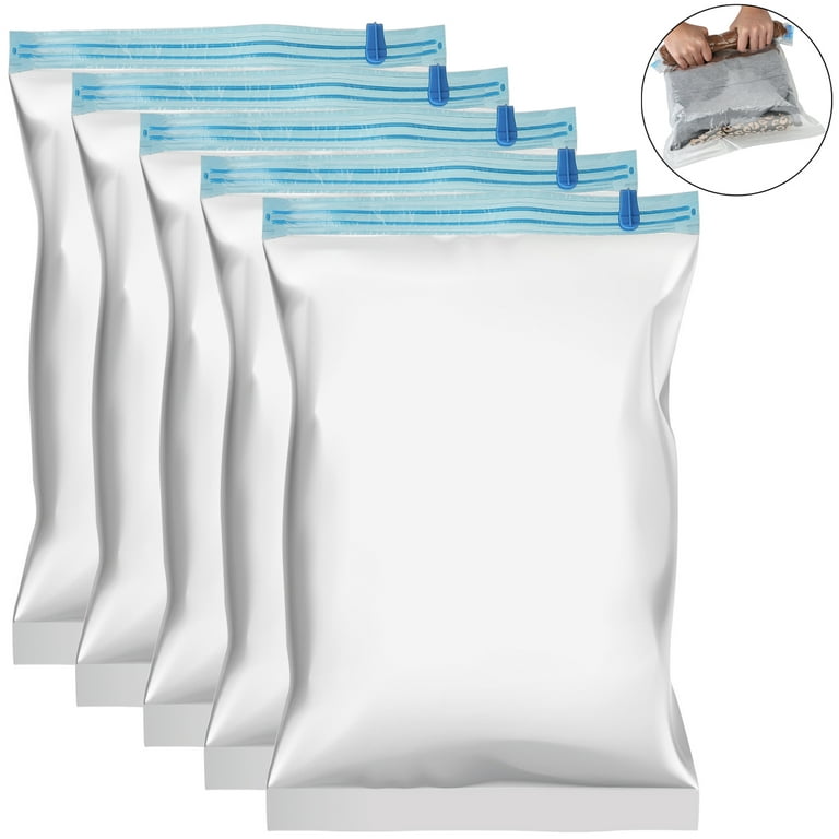  20 Travel Compression Bags, Roll Up Travel Space Saver