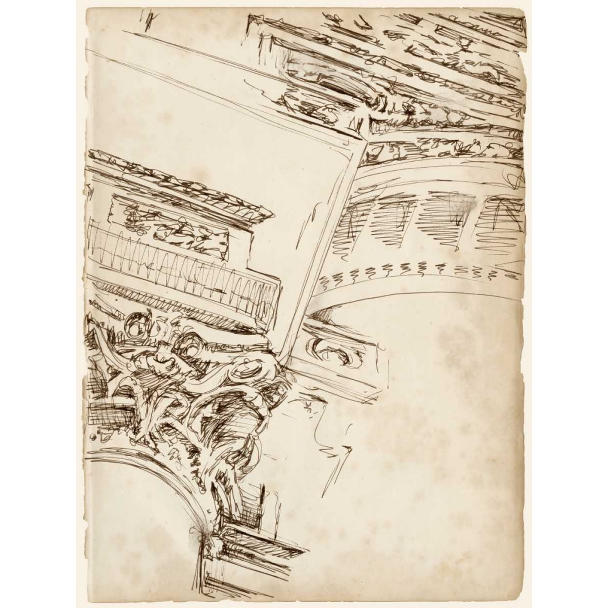 Architects Sketchbook II Poster Print - Ethan Harper (18 x 24)
