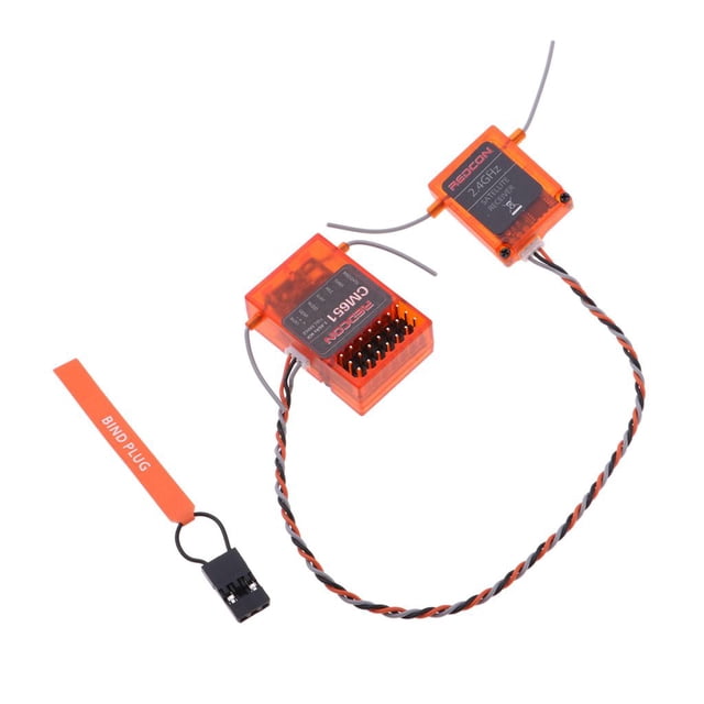 AR6210 CM651 DSM2 Receptor de 6 canales para DX6 DX6I DX8 DX9 DEVO10 RC Zulema Receptor transmisor