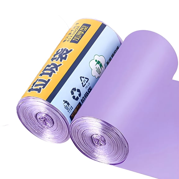 LAMIRO Small Trash Bags 2 Gallon,40-50 Count 4 Gallon Trash Bag,Small Garbage Bags for Office Bedroom Bathroom Trash Bags,Small Trash Can Liners