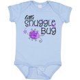 thumbnail image 3 of Inktastic Little Snuggle Bug Purple Beetle Boys or Girls Baby Bodysuit, 3 of 5