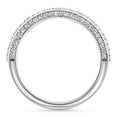 thumbnail image 3 of Pompeii 1/2Ct Pave Diamond Wedding Ring Stackable Wedding Band 14k Gold Lab Grown, 3 of 4