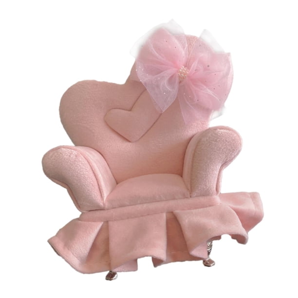 Joyero Silla de casa de muñecas, Decoración, Regalos, Muebles en miniatura, Joyero Muebles de casa de muñecas Juguete en miniatura para casa de