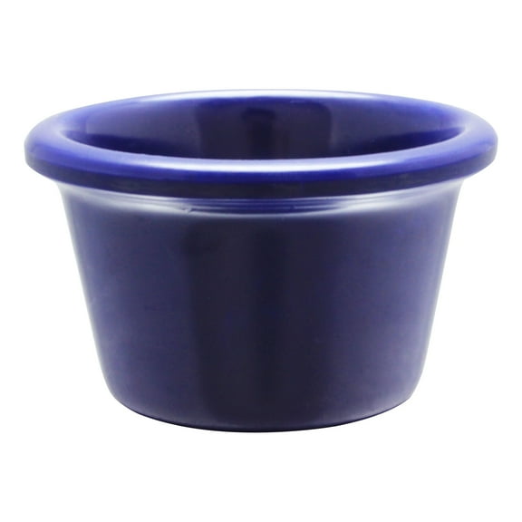 Excellante Melamine Ramekin Collection 1-3/4 oz., 2-1/2" Smooth Ramekin, Cobalt Blue, Comes in Dozen