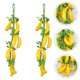 thumbnail image 3 of 2 piezas de colgante de plátano de fruta falsa colgante de plátano de simulación decoración, 3 of 4