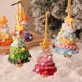 thumbnail image 4 of crativent Crocheted Christmas Tree Color Christmas Tree Soft Installation, Machine And Compact Delicate. Home, Car Crafts A, 4 of 6