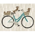 thumbnail image 2 of Schlabach, Sue 24x20 White Modern Wood Framed Museum Art Print Titled - Doxie Ride ver II, 2 of 4