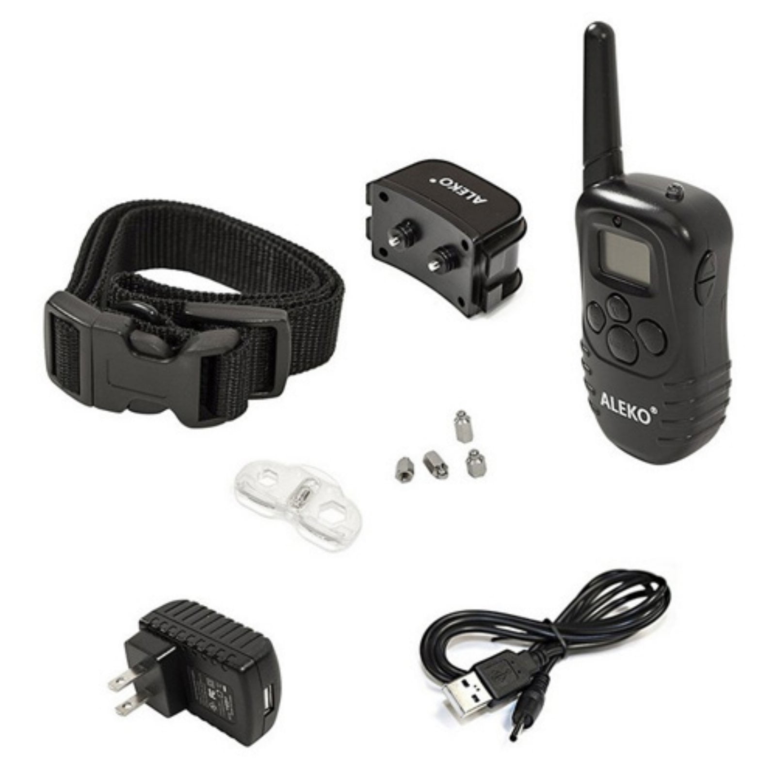 ALEKO TS-TC738 Remote Dog Training Collar Rechargeable and Waterproof Pet Training Device by ALEKO
