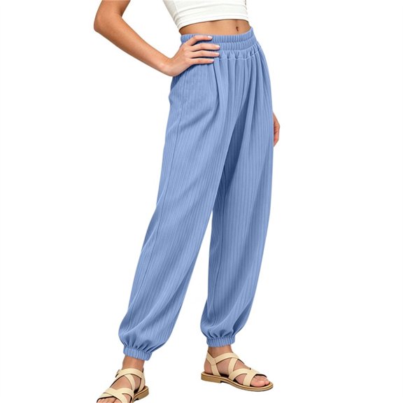 zbxnLI Kid's Casual Pants Elastic Waist Joggers Casual Sports Pants Lounge Loose Pants for Boys Girls 1-14 Years