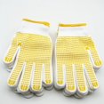 thumbnail image 1 of Guantes de protección laboral antideslizantes de plástico de 700 g, de nailon con dedos completos, con cifrado de 10 pines, resistentes al desgaste, para hombres, 1 of 5