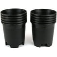 thumbnail image 3 of Cotta Planters 5 Inch Nursery Pots 10-Pack 0.5 Gallon Plastic Planters Liners Greenhouse supplies, 3 of 5