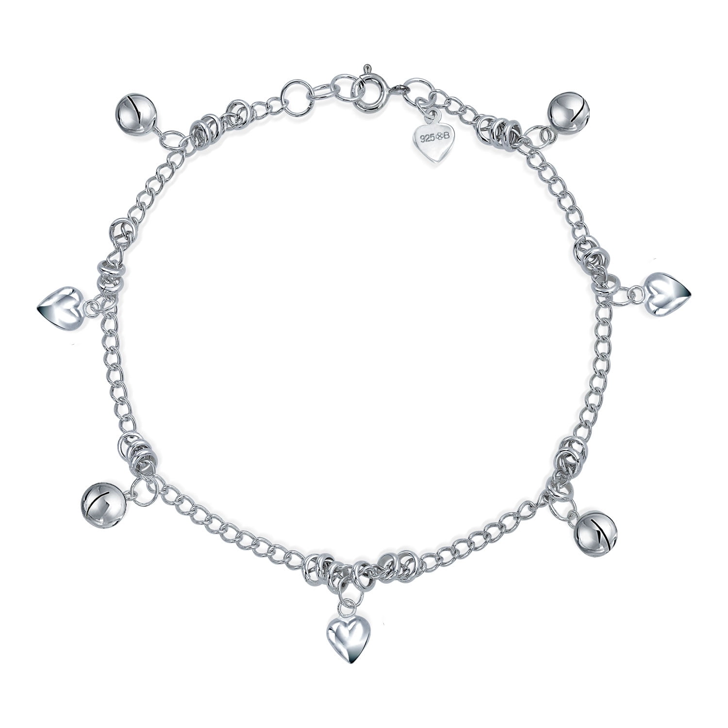 ankle bracelet heart
