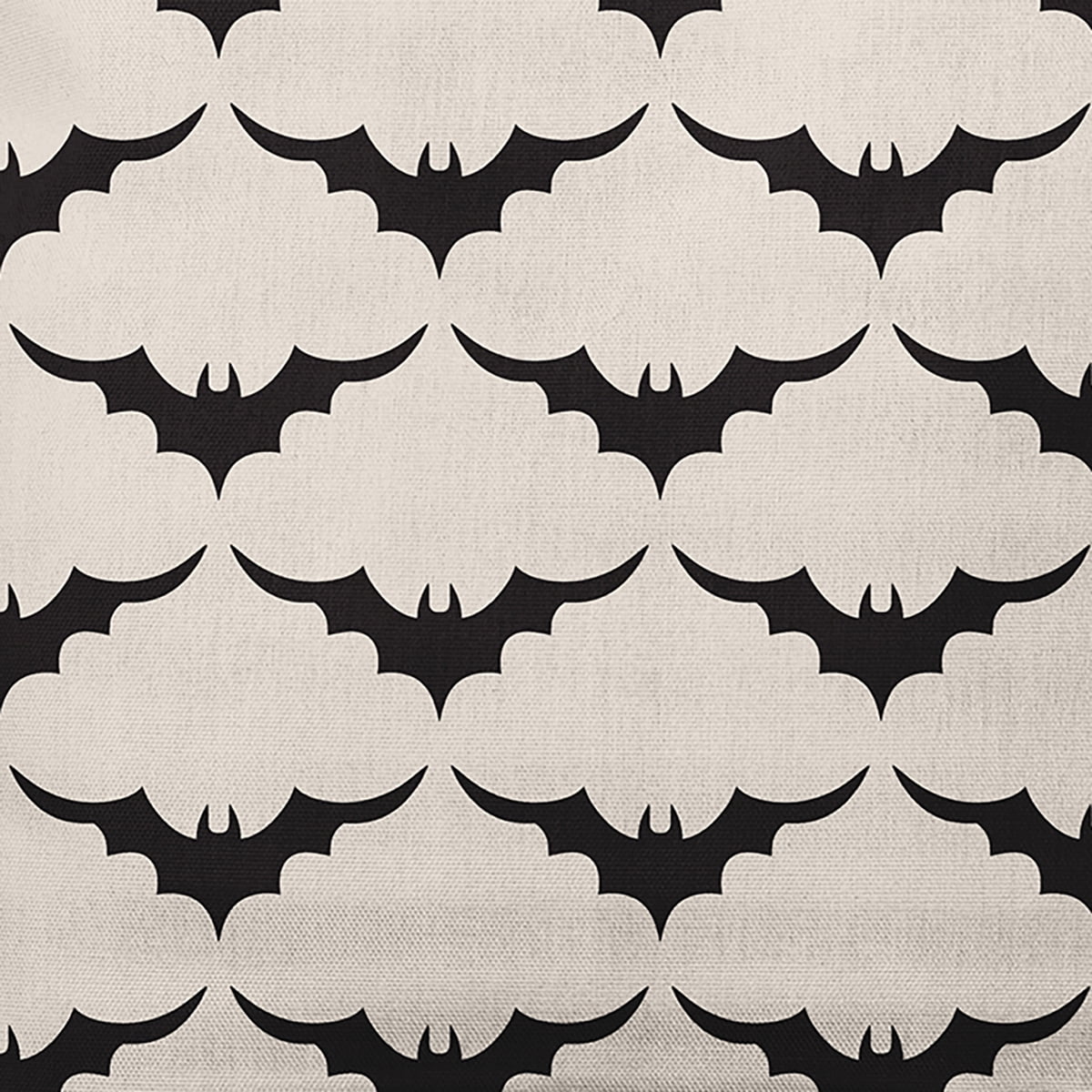 Simply Daisy 14" x 20" Bat Colony Indoor/Outdoor Polyester Throw Pillow, Cream
