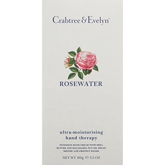 Crabtree & Evelyn Rosewater Ultra-Moisturizing Hand Therapy 3.5 oz